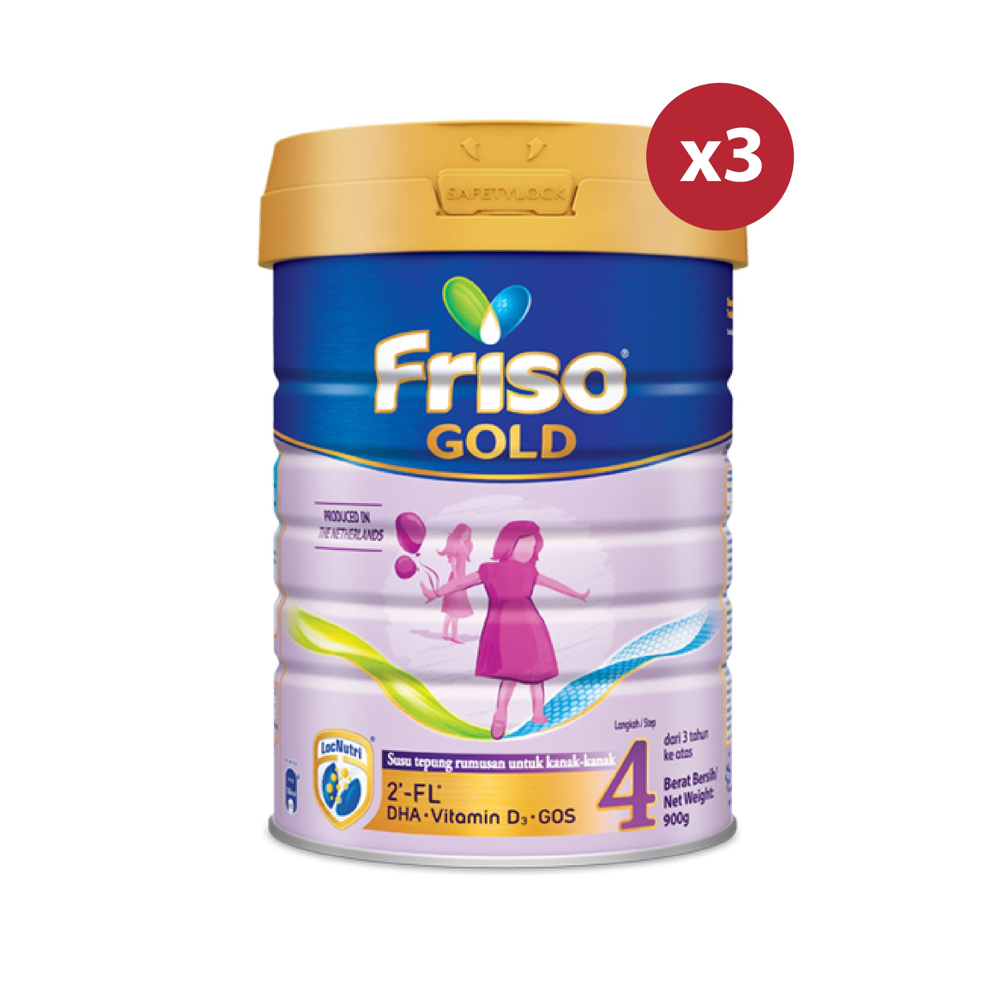 Friso Gold Step 4 900g Triple Pack