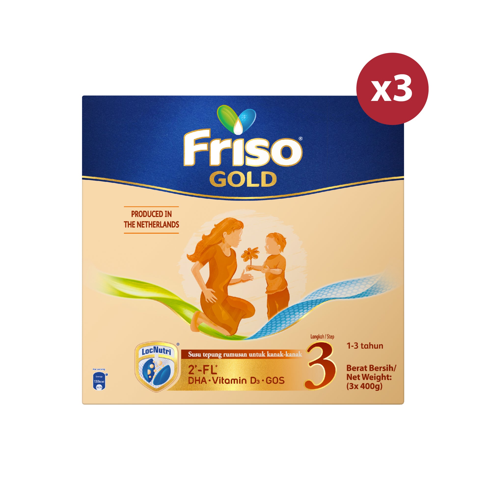 Friso Gold Step 3 1.2kg Triple Pack