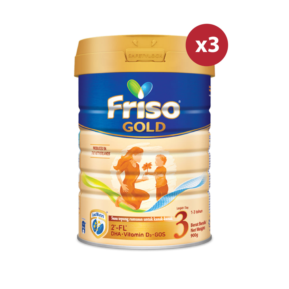 Friso Gold Step 3 900g Triple Pack